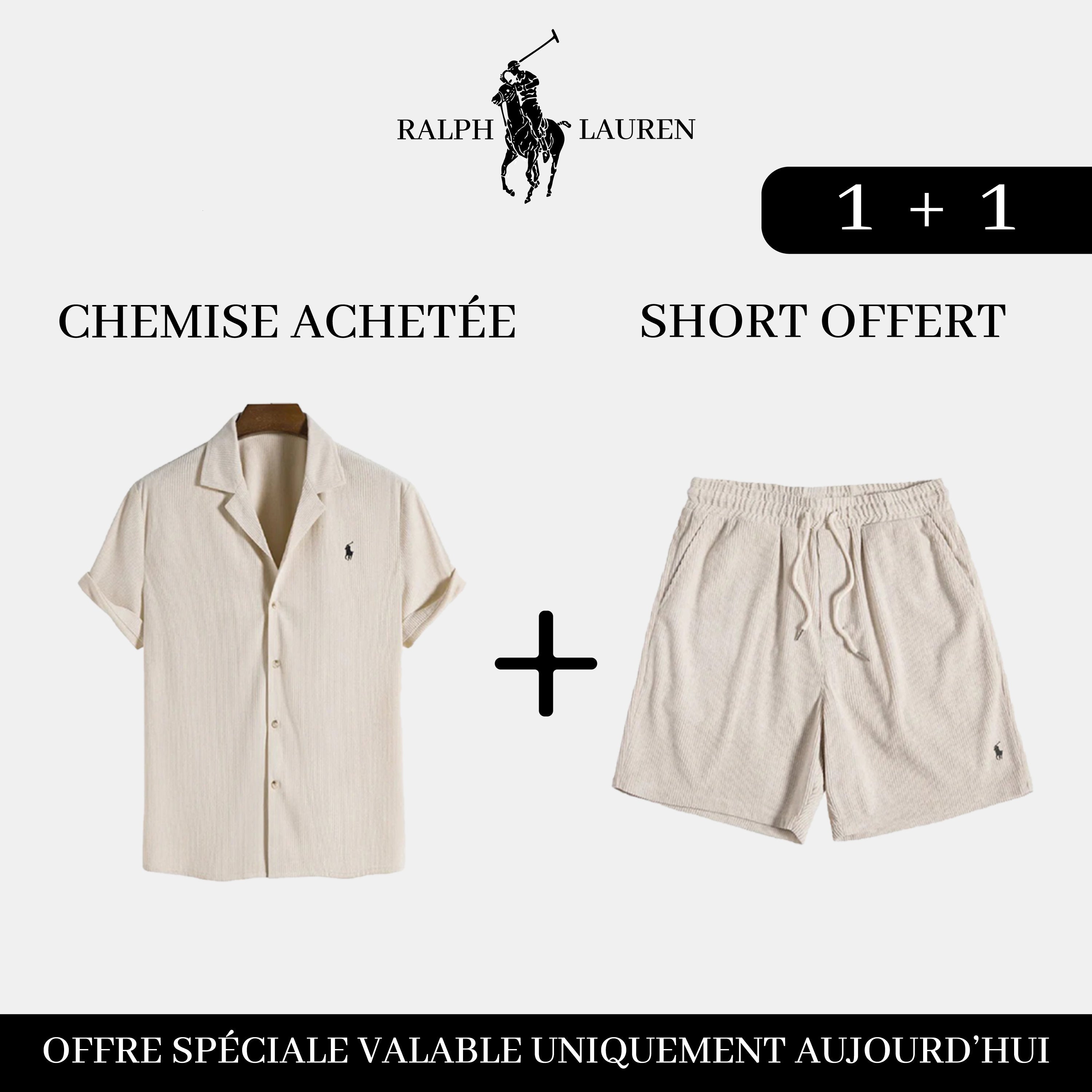 Pack Exclusif : Chemise Élégante + Short Offert